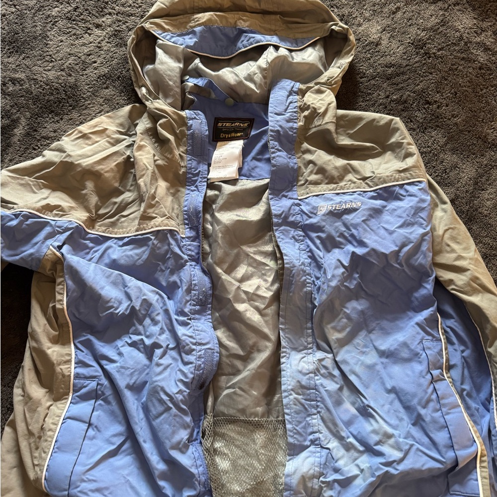 Stearns Women's Blue and Tan Ski Jacket